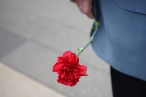 Представители МП Филимонковского почтили память погибших в Великой Отечественной войне. Фото: Анна Быкова, «Вечерняя Москва»