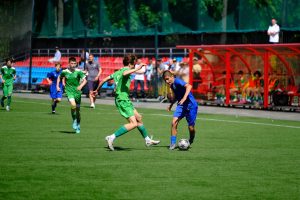 Игроки ФК «Росич» проведут матч с «Лучом» в 7 тура Чемпионата Москвы по футболу. Фото: официальная страница ФК «Росич» в социальных сетях
