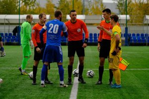 Спортсмены из Филимонковского района выиграли в 26 туре Чемпионата Москвы по футболу среди ЛФК. Фото: официальная страница ФК «Росич» в социальных сетях